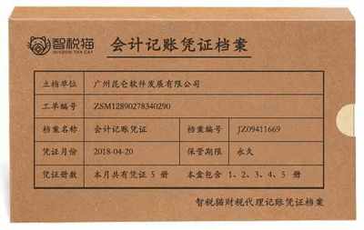 公司代记账服务案例-广州昆仑软件发展做账案例
